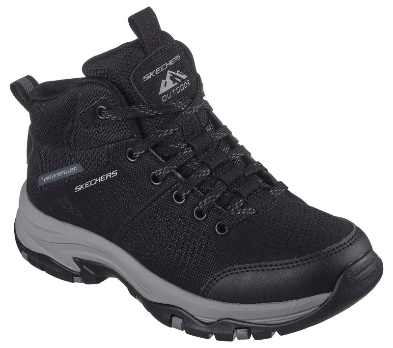 Skechers Relaxed Fit: Trego – Trail Kismet – Zwart / Houtskool (180001-BKCC)