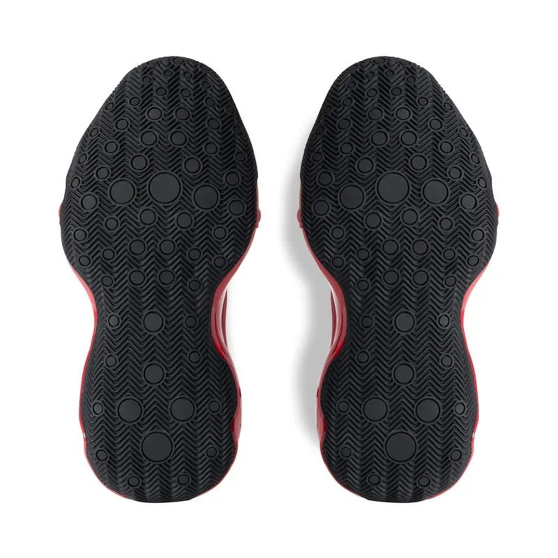 Balenciaga Men’s Basketball Sneaker In Red / Black Red / Black (824909WBKBM6010)