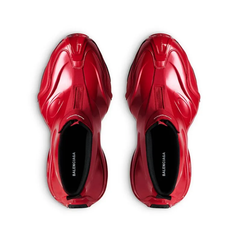 Balenciaga Men’s Basketball Sneaker In Red / Black Red / Black (824909WBKBM6010)
