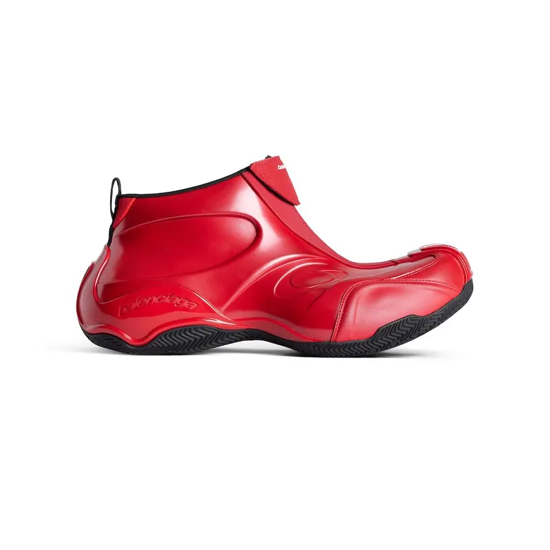 Balenciaga Men’s Basketball Sneaker In Red / Black Red / Black (824909WBKBM6010)