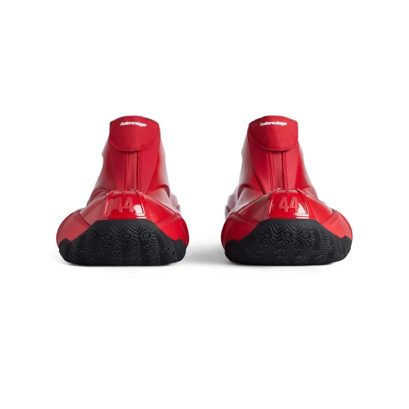 Balenciaga Men’s Basketball Sneaker In Red / Black Red / Black (824909WBKBM6010)