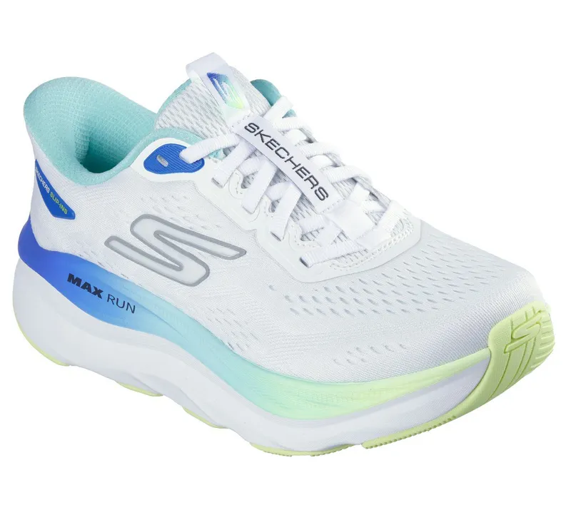 Skechers Skechers Slip-ins: Max Cushioning – Max Run – Wit / Multi (129200-WMLT)