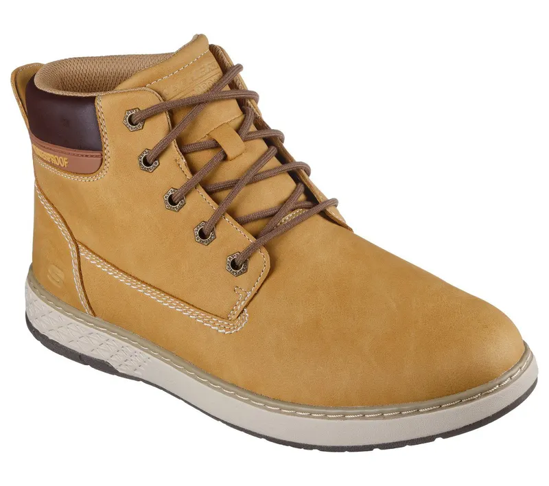 Skechers Relaxed Fit: Garlan – Deno – Tarwe (205235-WTN)