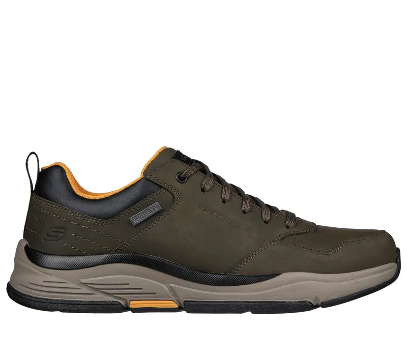Skechers Relaxed Fit: Benago – Hombre – Olijf (210021-OLV)