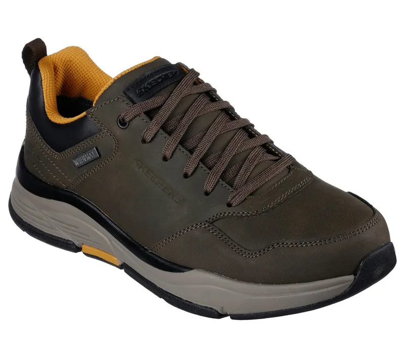 Skechers Relaxed Fit: Benago – Hombre – Olijf (210021-OLV)