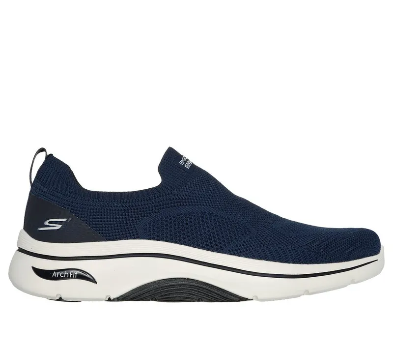 Skechers GO WALK Arch Fit 2.0 – Knitted Relief – Marine / Zwart (216517-NVBK)