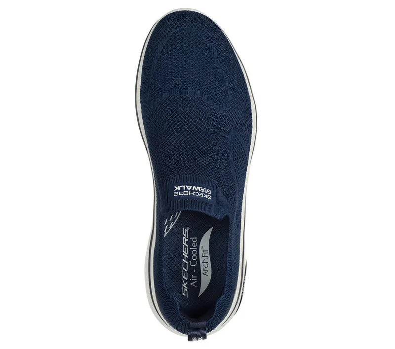 Skechers GO WALK Arch Fit 2.0 – Knitted Relief – Marine / Zwart (216517-NVBK)