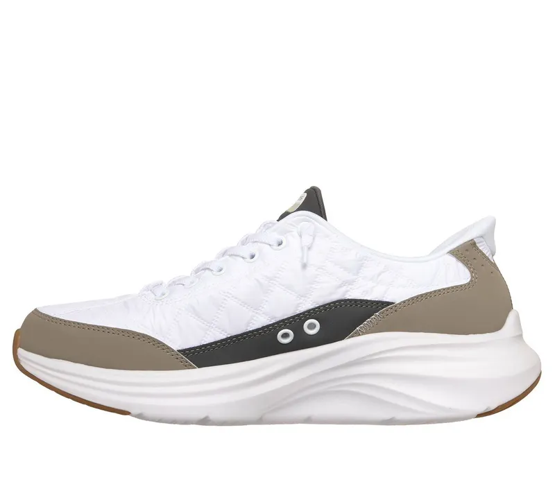 Skechers Skechers Slip-ins: Contour Foam – Cozy Fit – Wit / Taupe (232619-WTP)
