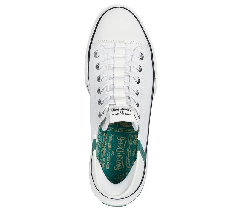 Skechers Skechers Slip-ins Snoop Dogg: Snoop One – Low Dogg Canvas – Wit (251030-WHT)