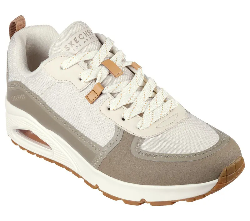 Skechers Uno – Layover – Wit / Grijs (183010-WGY)