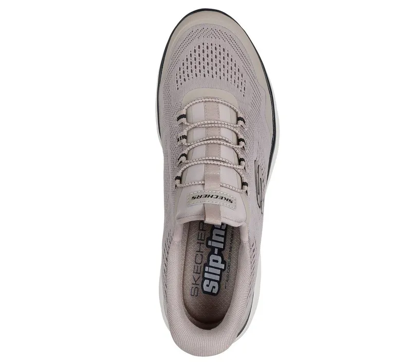 Skechers Skechers Slip-ins: Summits – Top Rate – Taupe / Zwart (233045-TPBK)