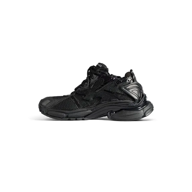 Balenciaga Women’s Runner Sneaker With Rhinestones In Black Black (656063WRNU81081)