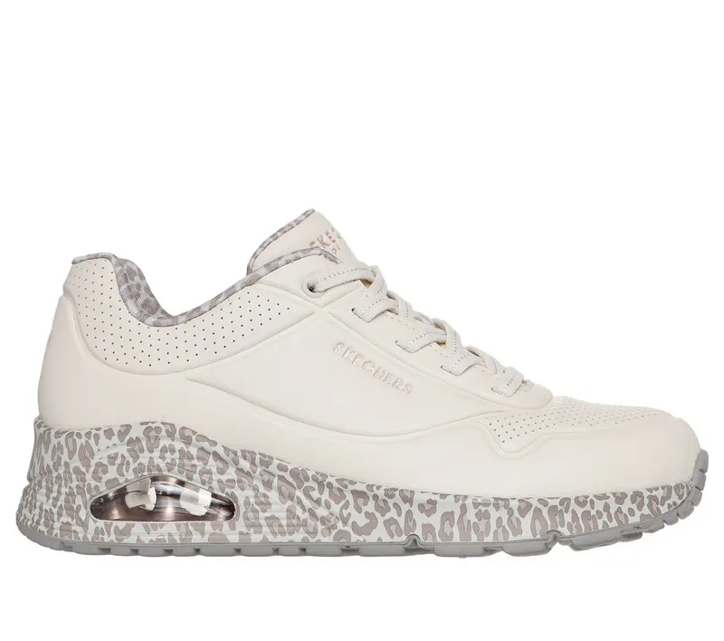 Skechers UNO – Safari Time – Wit / Luipaard (155412-WHLD)