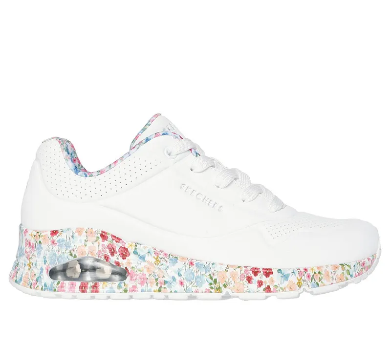 Skechers UNO – Majestic Garden – Wit / Multi (155583-WMLT)