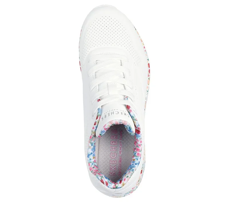 Skechers UNO – Majestic Garden – Wit / Multi (155583-WMLT)