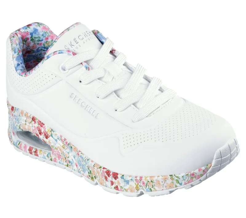 Skechers UNO – Majestic Garden – Wit / Multi (155583-WMLT)