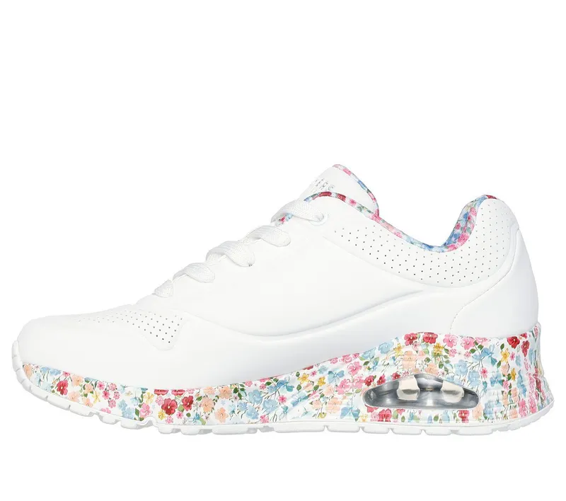 Skechers UNO – Majestic Garden – Wit / Multi (155583-WMLT)
