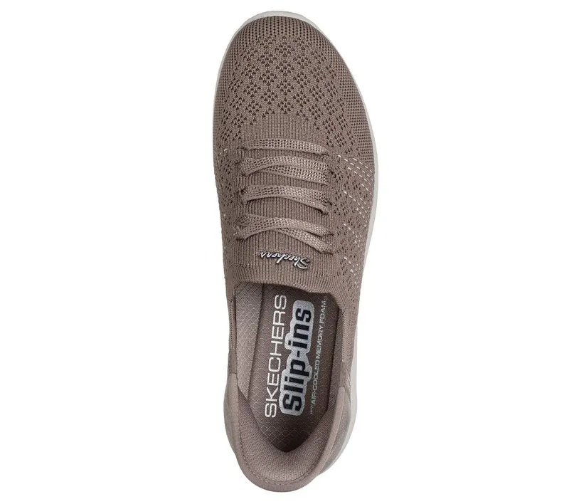 Skechers Skechers Slip-ins: Arya – Swiftly – Donker Taupe (158918-DKTP)