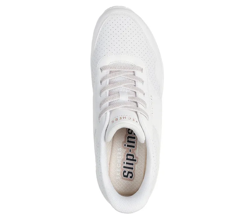 Skechers Skechers Slip-ins: UNO – Banksia Luxe – Wit (177118-WHT)
