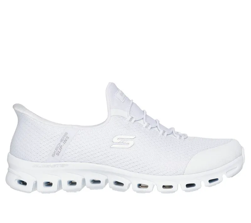 Skechers Skechers Slip-ins: Glide-Step – Pursuit – Wit / Zilver (104547-WSL)