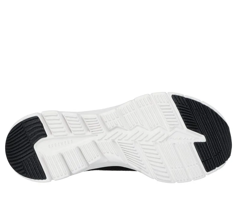Skechers Pure Flex – Midnight Star – Zwart / Wit (104662-BKW)
