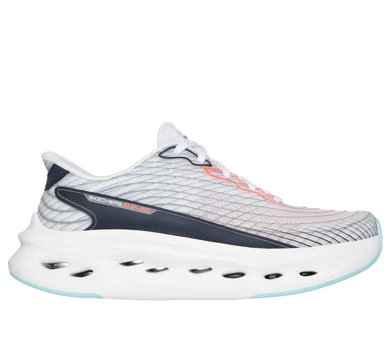 Skechers Skechers Slip-ins: Max Cushioning Glide-Step – Sapphire – Wit / Multi (129404-WMLT)