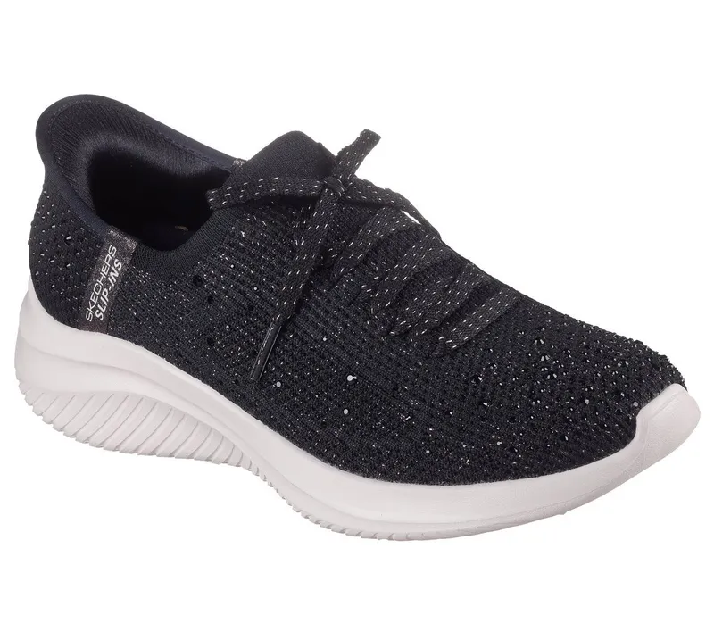 Skechers Skechers Slip-ins: Ultra Flex 3.0 – Twilight Sparkle – Zwart / Roos Goud (150443-BKRG)