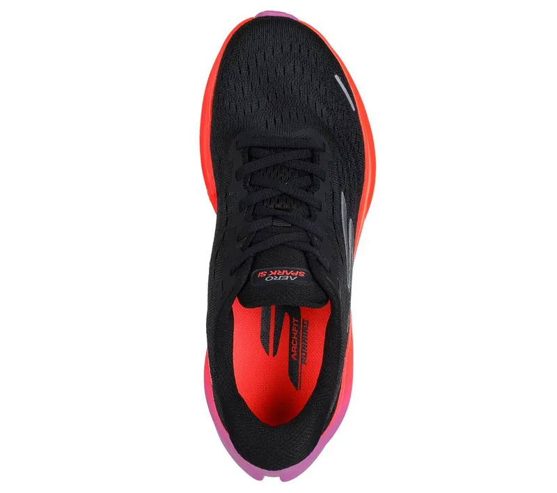 Skechers Skechers Slip-ins: Aero Spark – Zwart / Purper / Roze (172205-BPPK)
