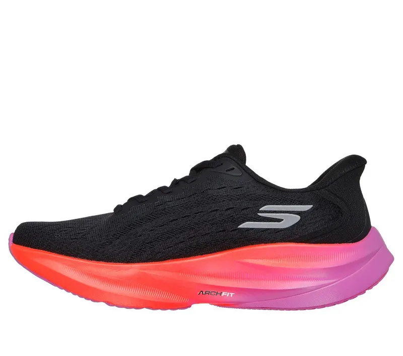 Skechers Skechers Slip-ins: Aero Spark – Zwart / Purper / Roze (172205-BPPK)
