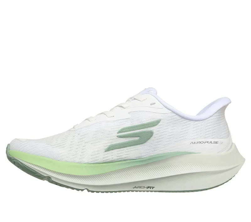 Skechers Skechers Slip-ins: Aero Pulse – Wit / Groente (172220-WGR)