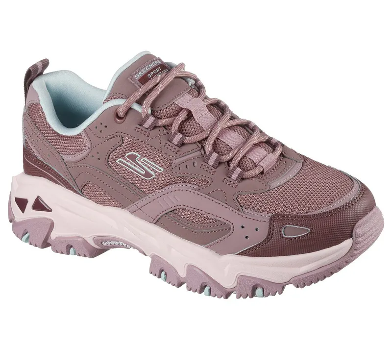 Skechers D’Lites Hiker – Echo Lake – Donker Mauve (180134-DKMV)