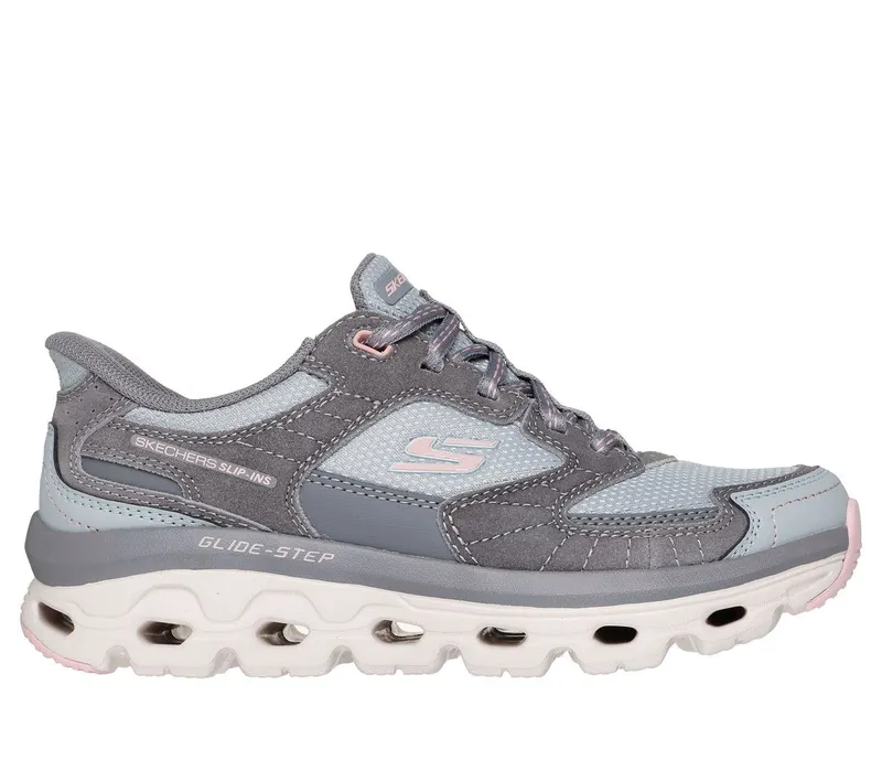 Skechers Skechers Slip-Ins: Glide-Step Sole – Paradise Valley – Grijs / Roze (180268-GYPK)