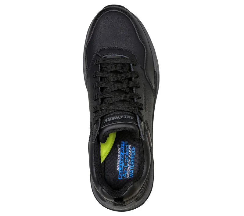 Skechers Relaxed Fit: Benago – Hombre – Zwart / Grijs (210021-BKGY)