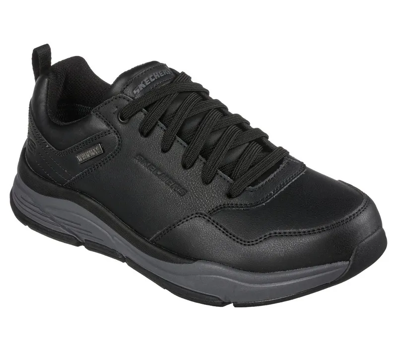 Skechers Relaxed Fit: Benago – Hombre – Zwart / Grijs (210021-BKGY)