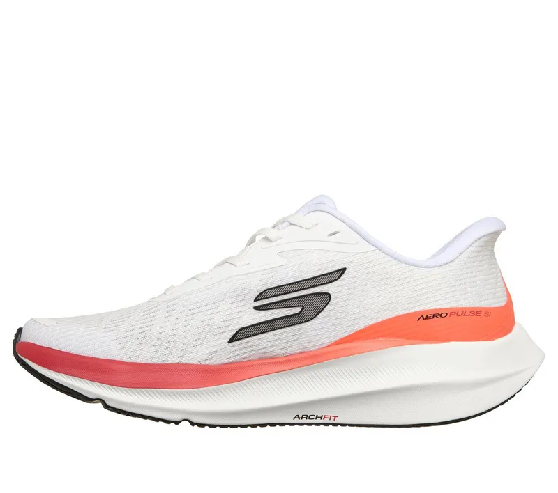 Skechers Skechers Slip-ins: Aero Pulse – Wit / Zwart / Oranje (246220-WBO)