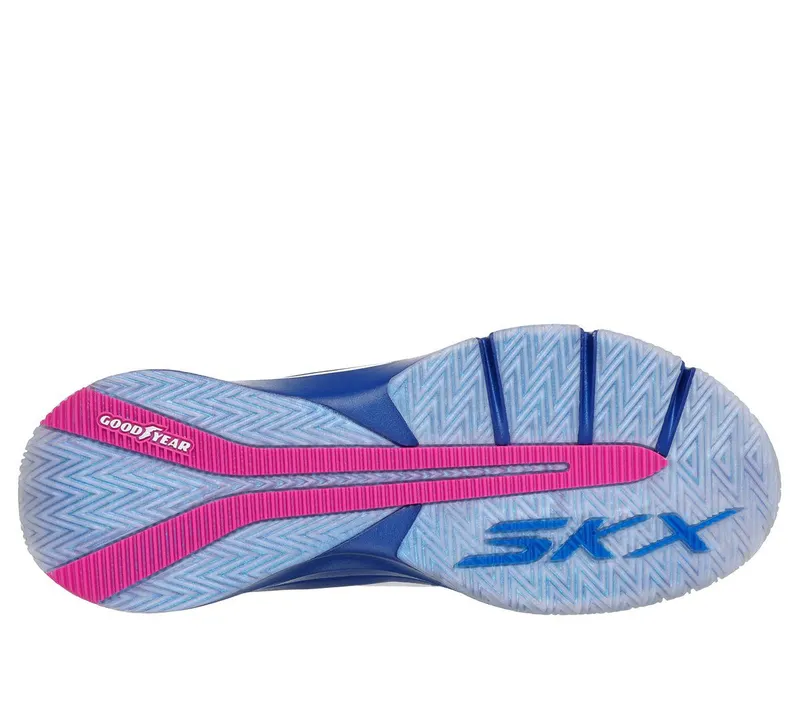 Skechers SKX Full-Court Press – Wit / Lavendel / Blauw (253035-WLVB)