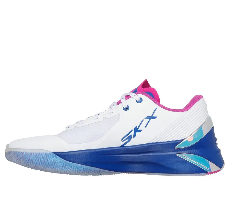 Skechers SKX Full-Court Press – Wit / Lavendel / Blauw (253035-WLVB)