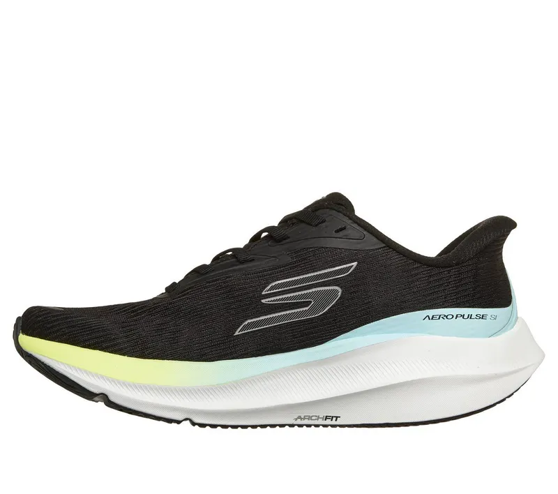 Skechers Skechers Slip-ins: Aero Pulse – Zwart / Geel / Blauw (172220-BKYB)