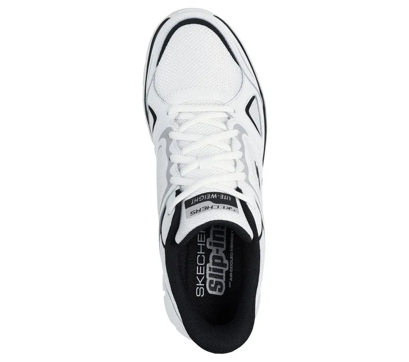 Skechers Skechers Slip-ins: Track – Ezral – Wit / Zwart (233039-WBK)
