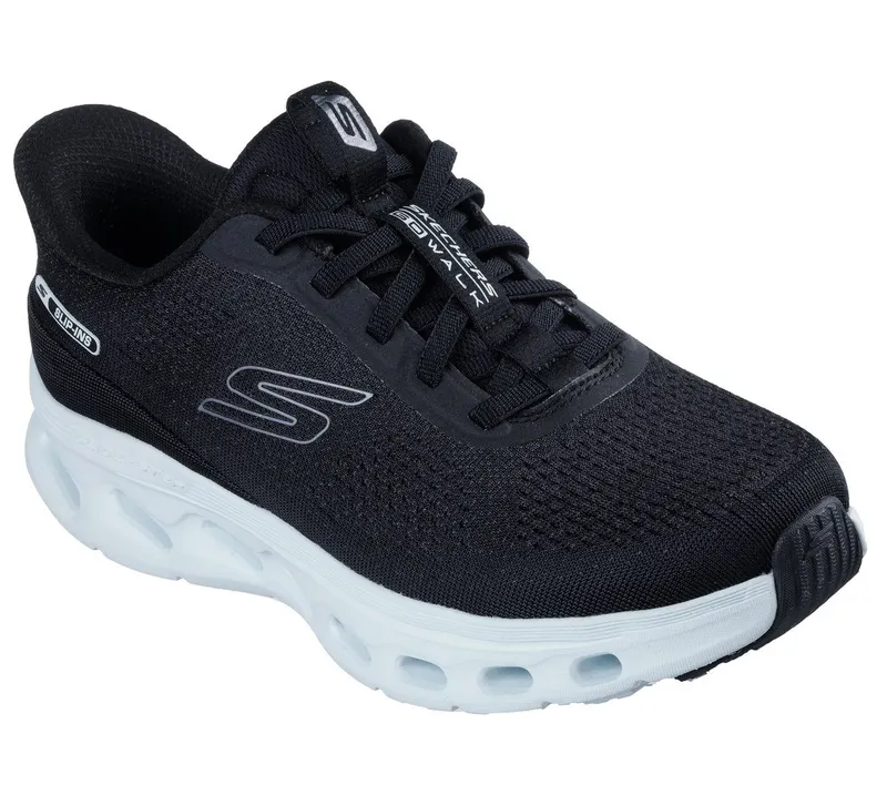 Skechers Skechers Slip-ins: GO WALK Glide-Step 2.0 – Nessa – Zwart / Licht Blauw (125124-BKLB)