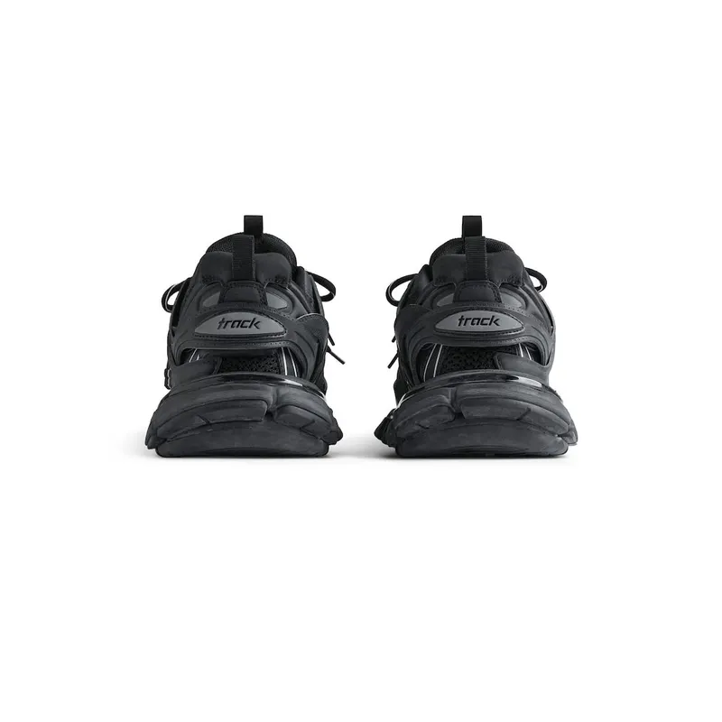 Balenciaga Men’s Track Sneaker With Charms In Black Black (542023WTRHM1000)