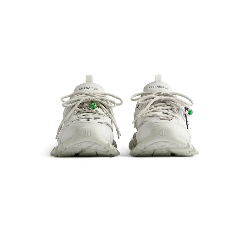 Balenciaga Men’s Track Sneaker With Charms In White White (542023WTRHM9000)