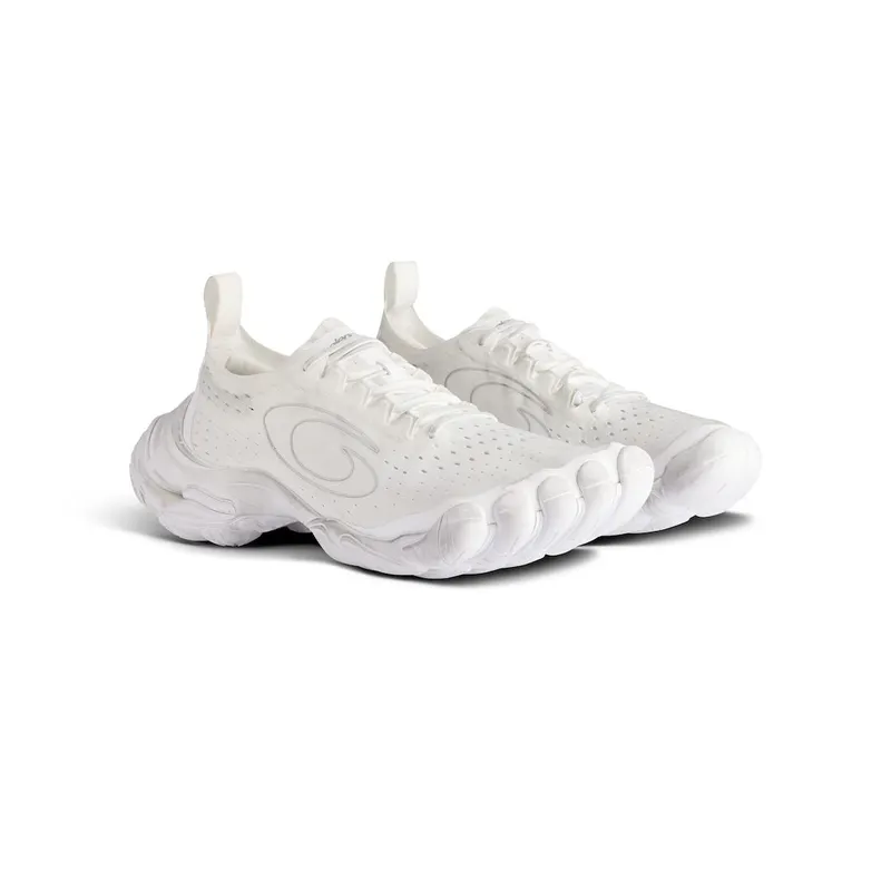 Balenciaga Men’s Anatomic Runner Sneaker In White White (829106WANRN9000)