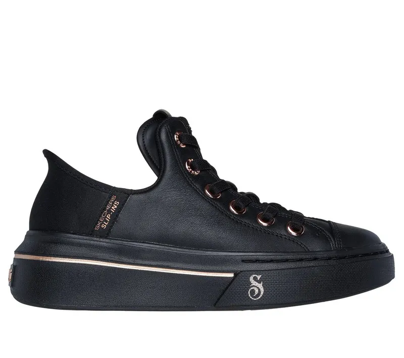 Skechers Premium Leather Slip-ins Snoop One – OG – Zwart (186001-BBK)