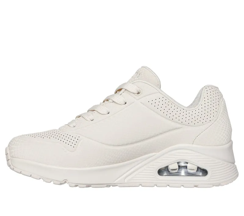 Skechers UNO – Shiny Scale – Gebroken Wit (177861-OFWT)