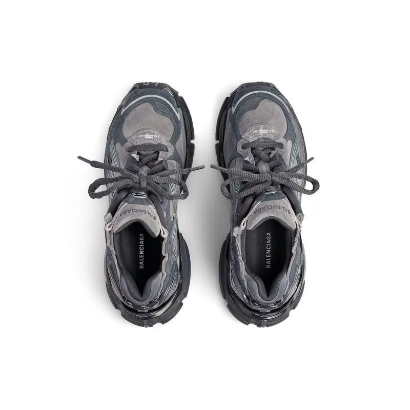 Balenciaga Men’s Runner Sneaker In Grey Grey (772774WRNSD1100)