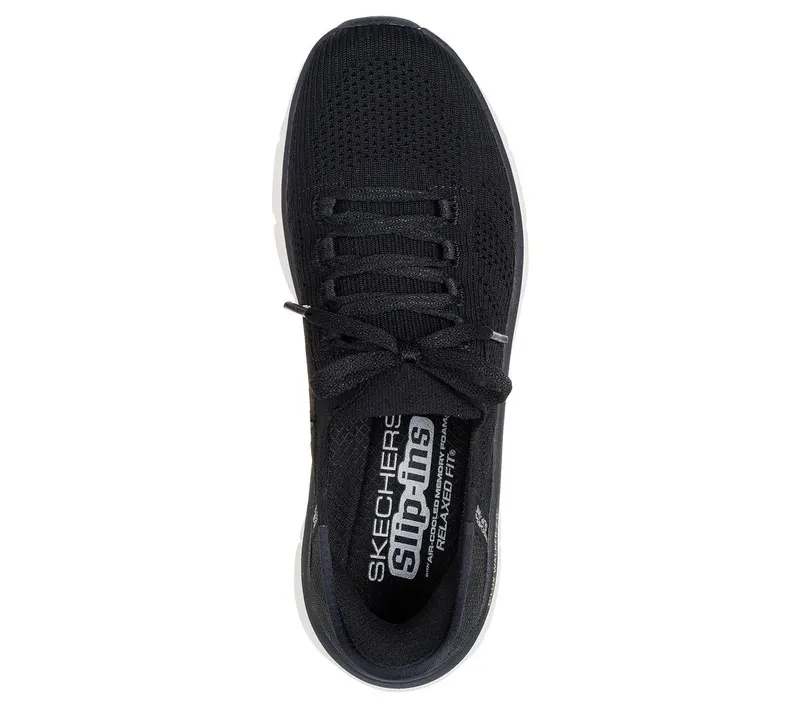Skechers Skechers Slip-ins Relaxed Fit: D’Lux Walker 2.0 – Thrill Movement – Zwart / Bruinen (150105-BKTN)