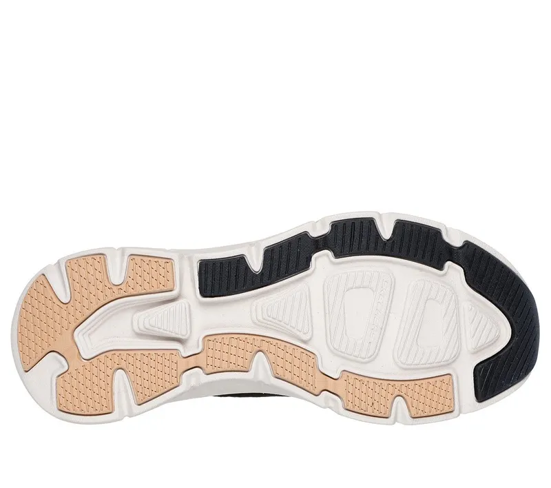 Skechers Skechers Slip-ins Relaxed Fit: D’Lux Walker 2.0 – Thrill Movement – Zwart / Bruinen (150105-BKTN)