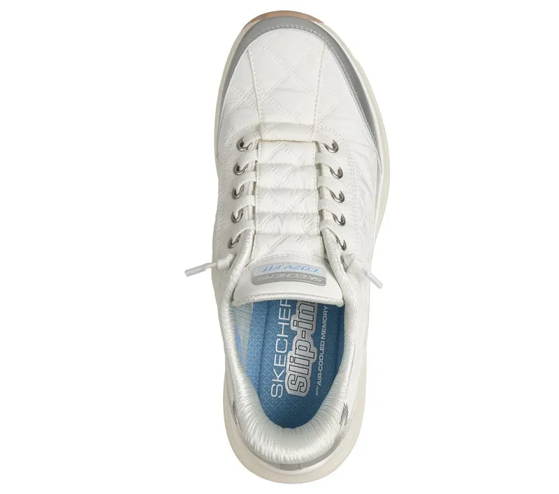 Skechers Skechers Slip-ins: Contour Foam – Metallic Dream – Wit / Zilver (150416-WSL)