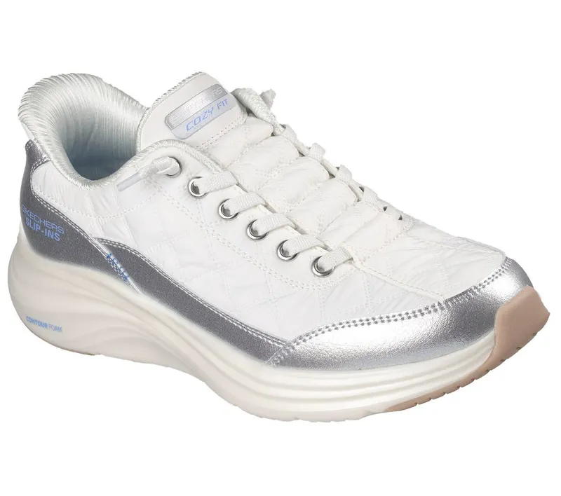 Skechers Skechers Slip-ins: Contour Foam – Metallic Dream – Wit / Zilver (150416-WSL)